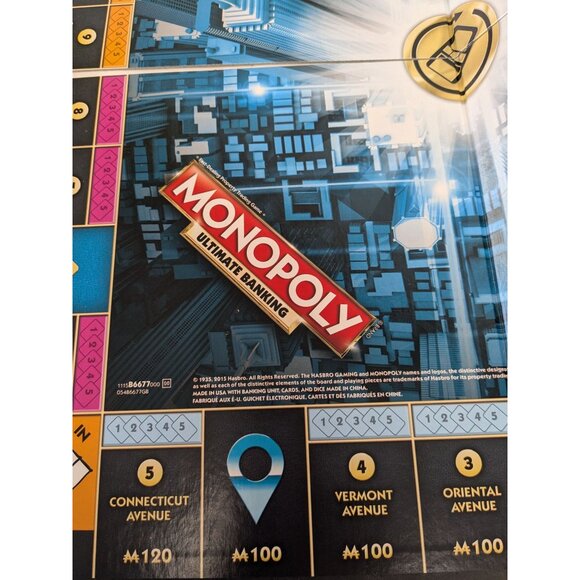 Monopoly Electronic Ultimate Banking 2015 Replacement Game Board Instructions - Picture 4 of 8